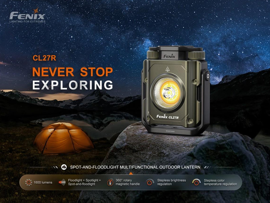 Linterna Fénix CL-27R con 1600 Lúmenes