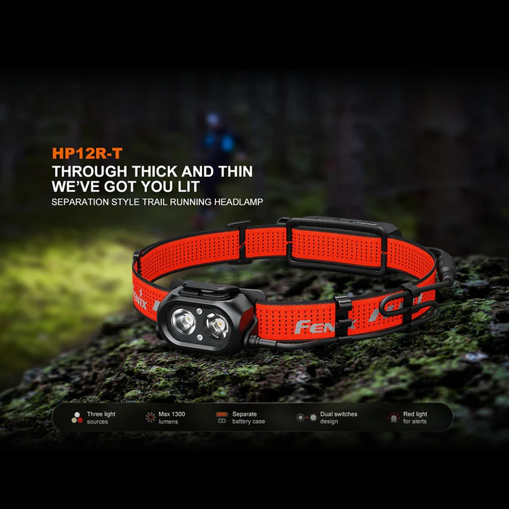 Linterna Frontal Fenix HP12R-T Roja