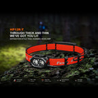 Linterna Frontal Fenix HP12R-T Roja