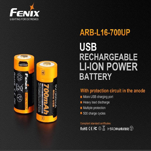 Batería Fénix ARB-L16 de 700UP mAh/16340