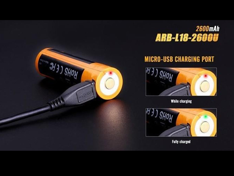 Batería Fénix ARB-L18 de 2600U mAh/18650