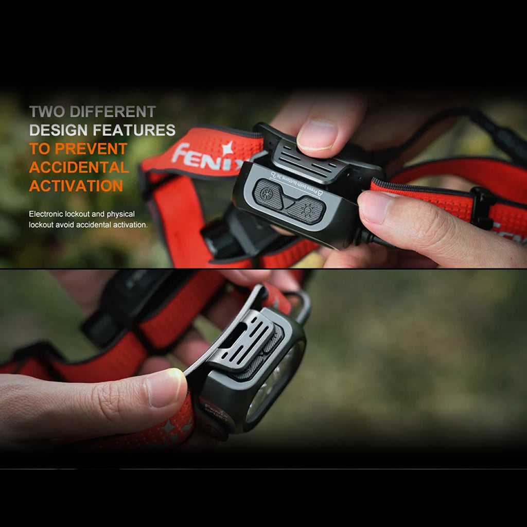 Linterna Frontal Fenix HP12R-T Roja