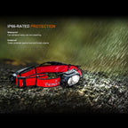 Linterna Frontal Fenix HP12R-T Roja