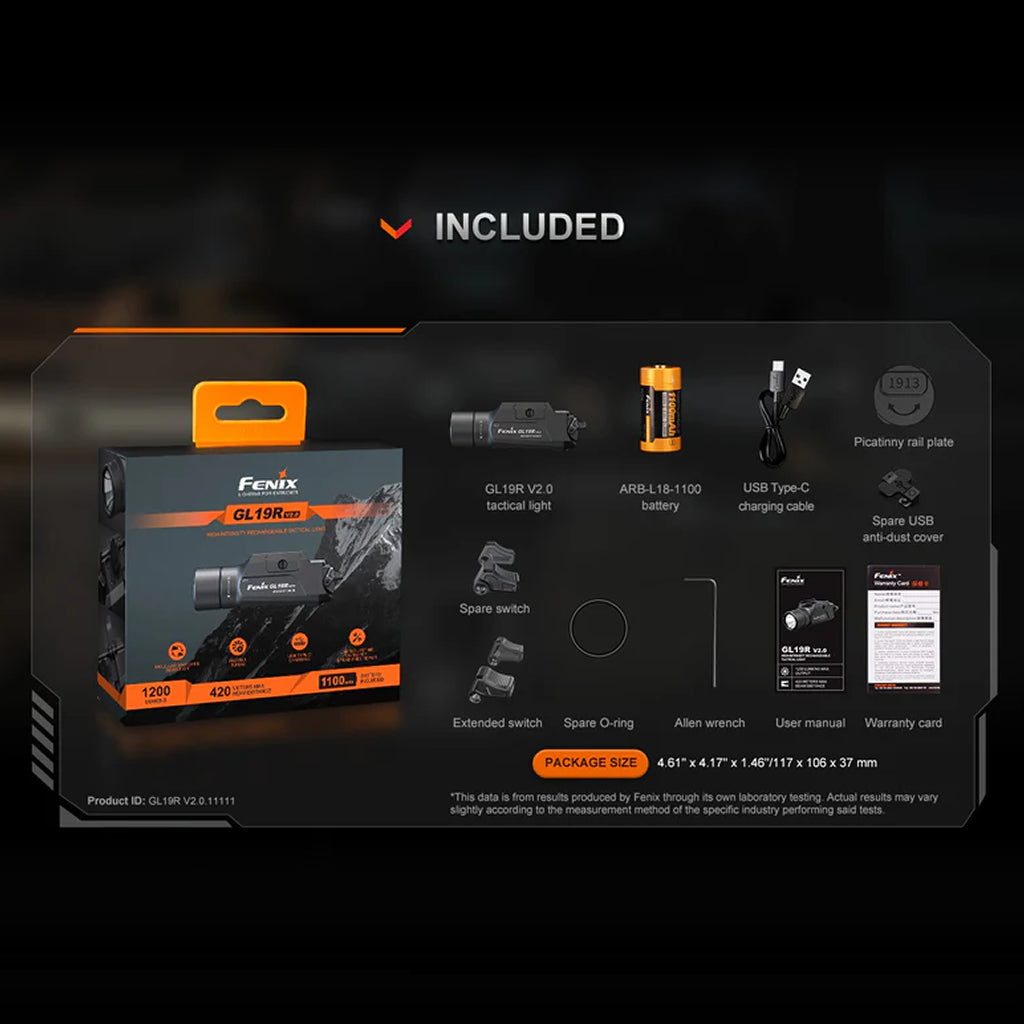 Linterna Fenix GL19R V2.0 Pistola