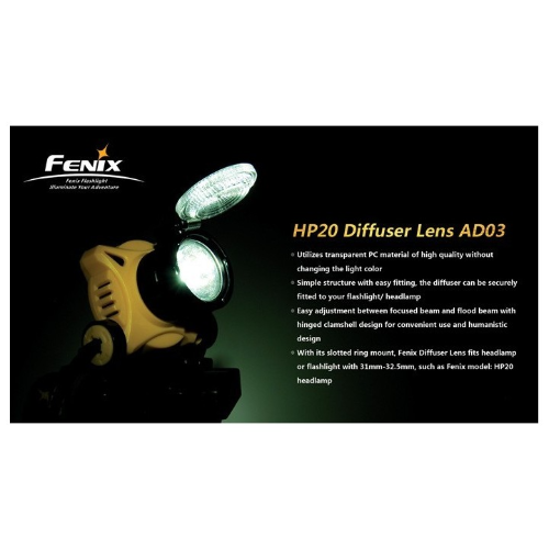 Lente difusora  HP -20 (ADO3)