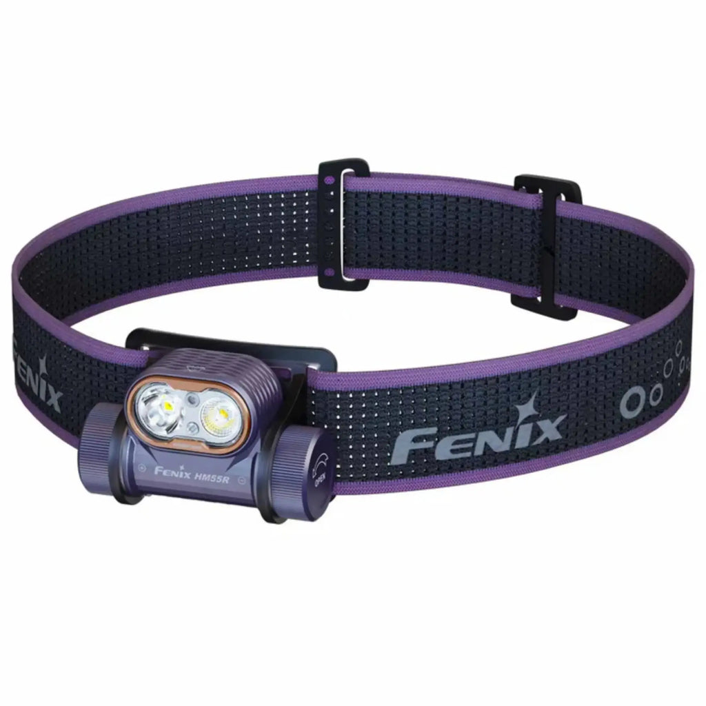 Linterna Frontal Fenix HM-55R Purpura