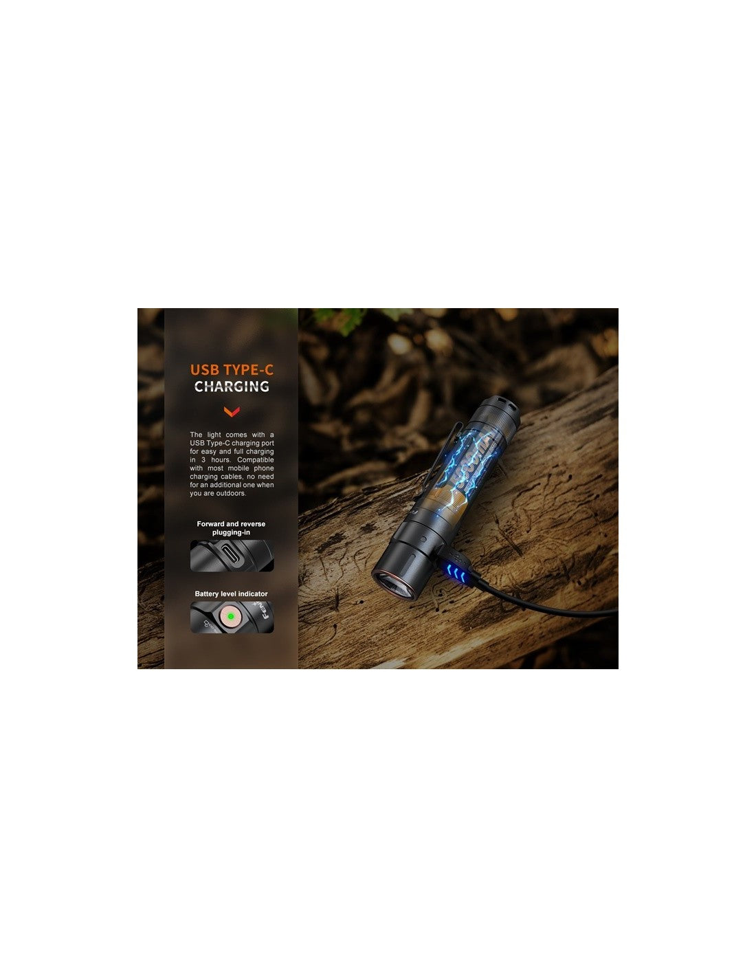 Linterna Fenix E-35R Recargable