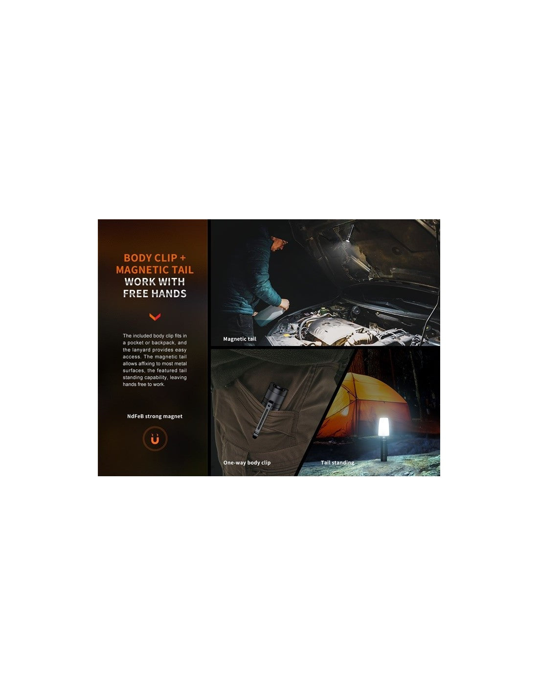 Linterna Fenix E-35R Recargable