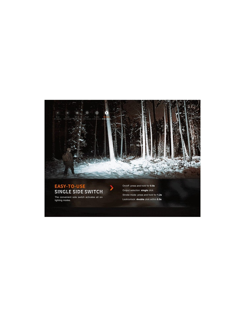 Linterna Fenix E-35R Recargable