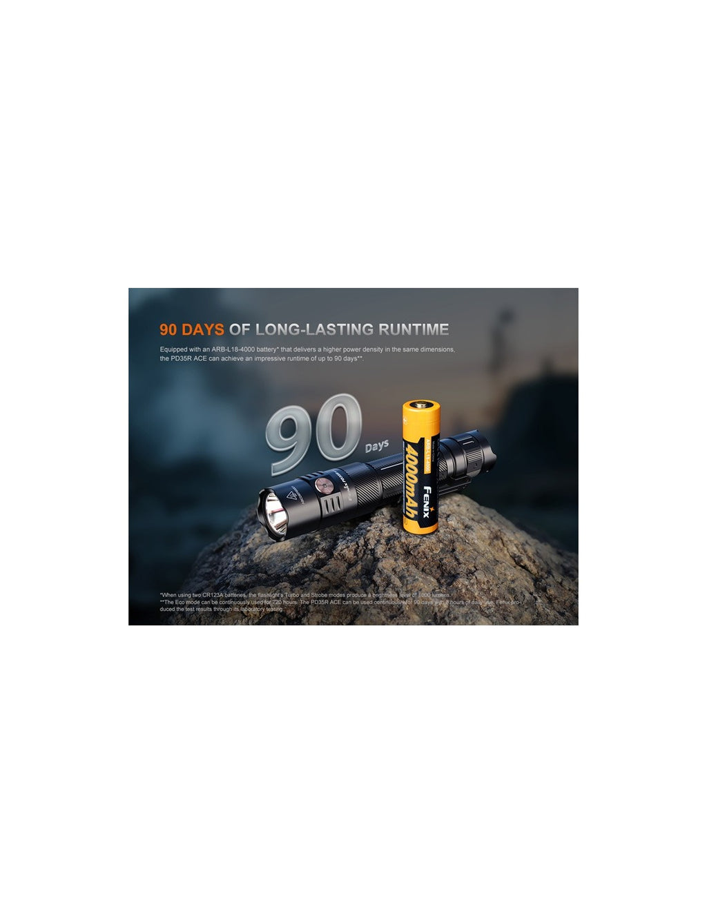 Linterna Fenix PD-35R ACE de 2000 Lúmenes