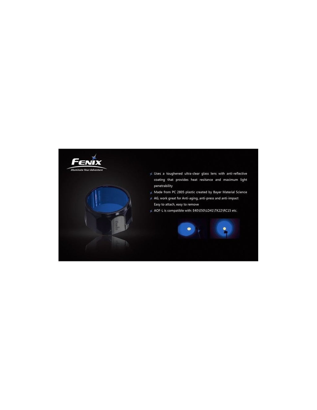 Filtro de Color Azul Fenix AOF-L