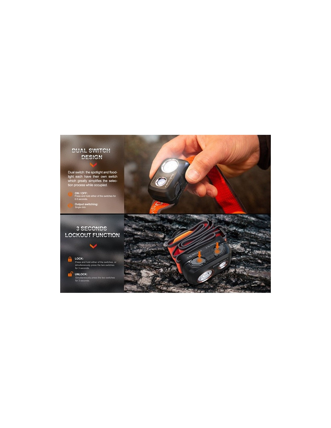 Linterna Frontal Fenix HL32R-T