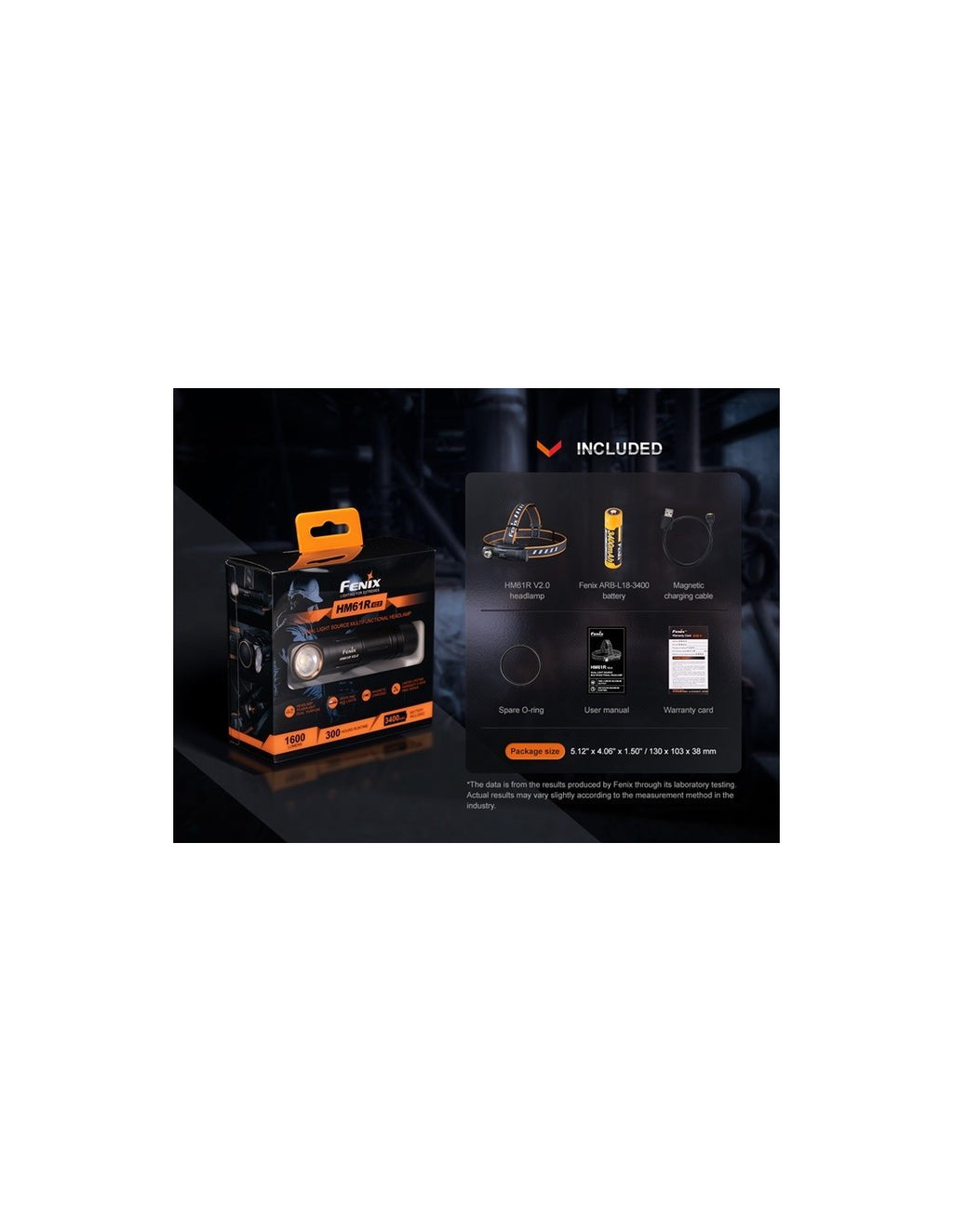 Linterna Frontal Fenix HM-61R v2.0