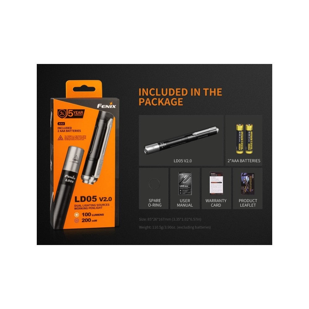 Linterna Portable Fenix LD05 V2.0