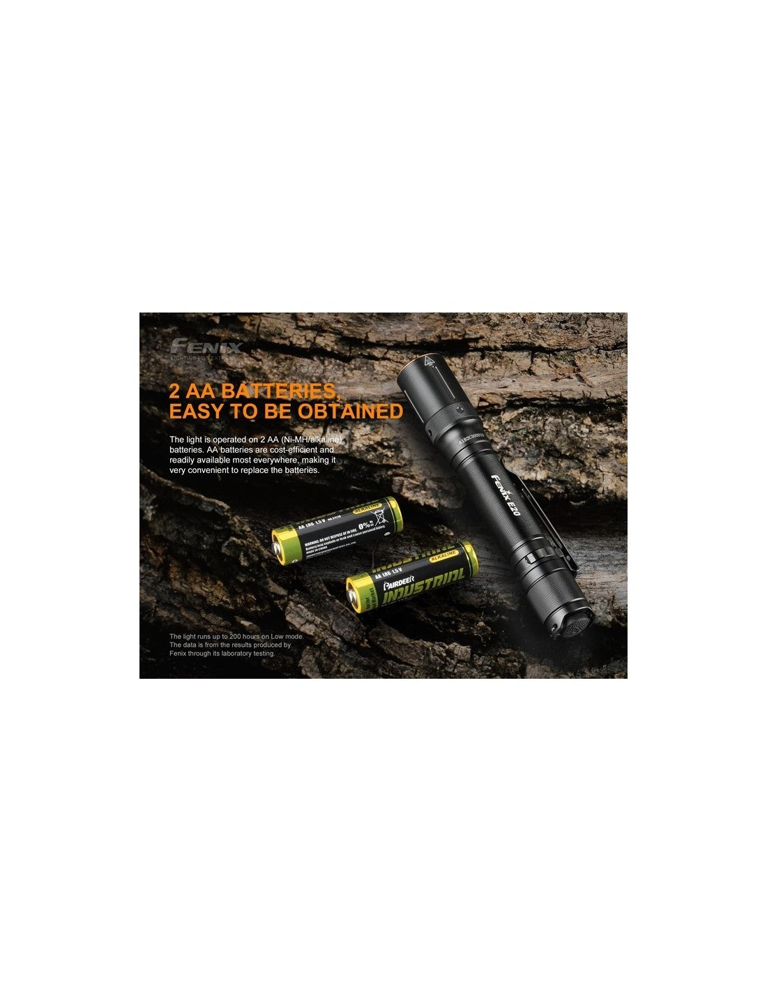 Linterna Fenix E20 V2.0 Pila AA