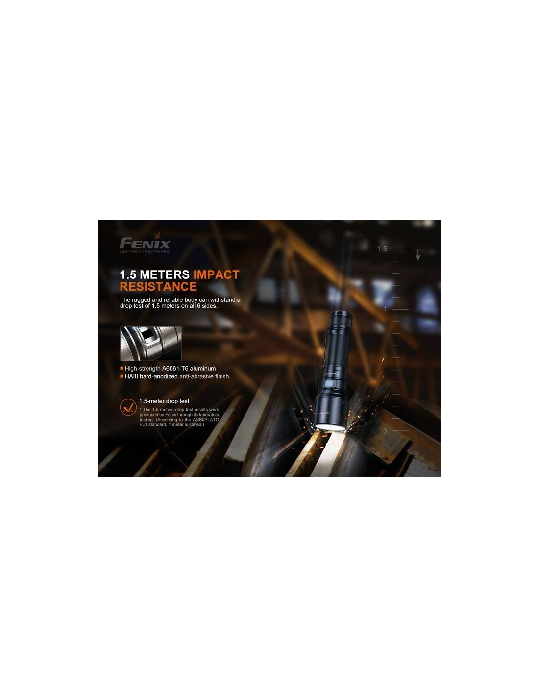 LInterna Fenix C7 Orange