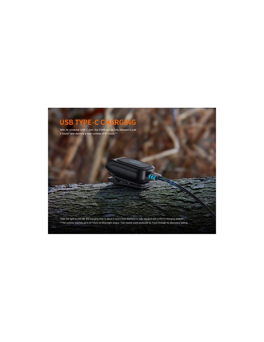 Linterna E-04R CLIP NEGRA