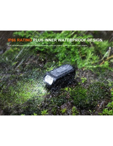 Linterna E-04R CLIP NEGRA