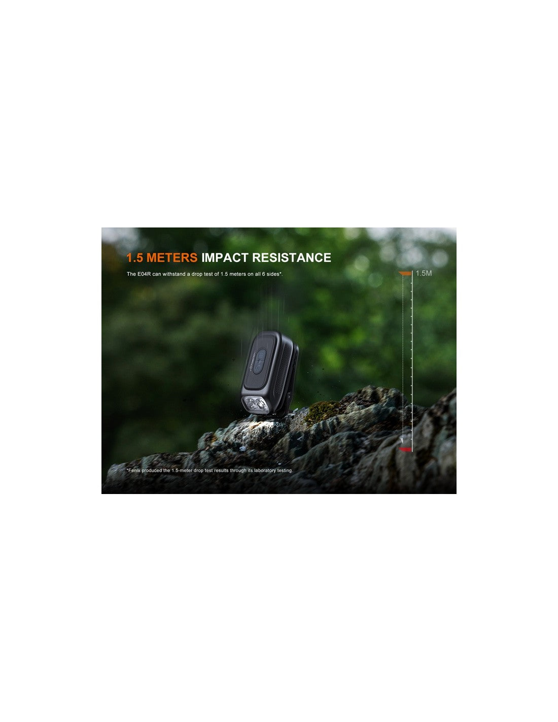 Linterna E-04R CLIP NEGRA