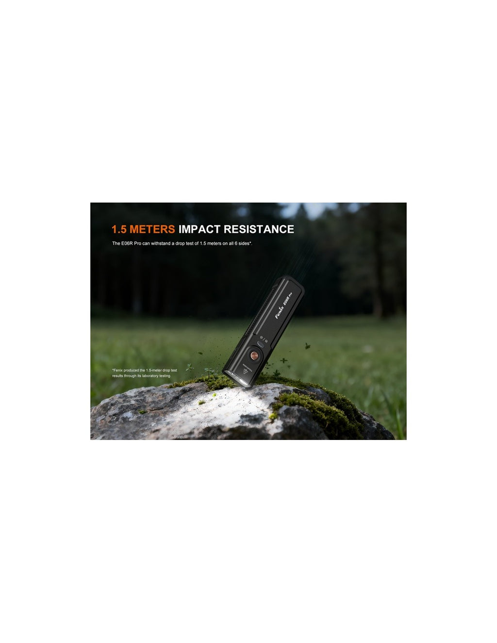 Linterna E-06R PRO RG NEGRA