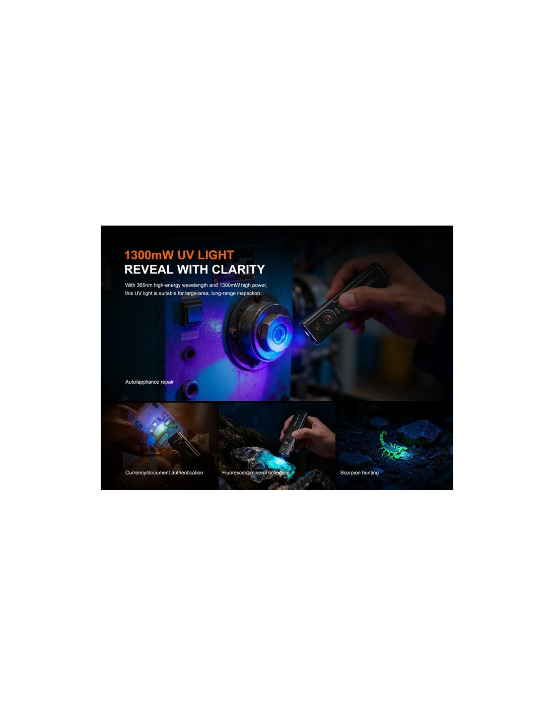 Linterna Fenix E-06R Pro Verde