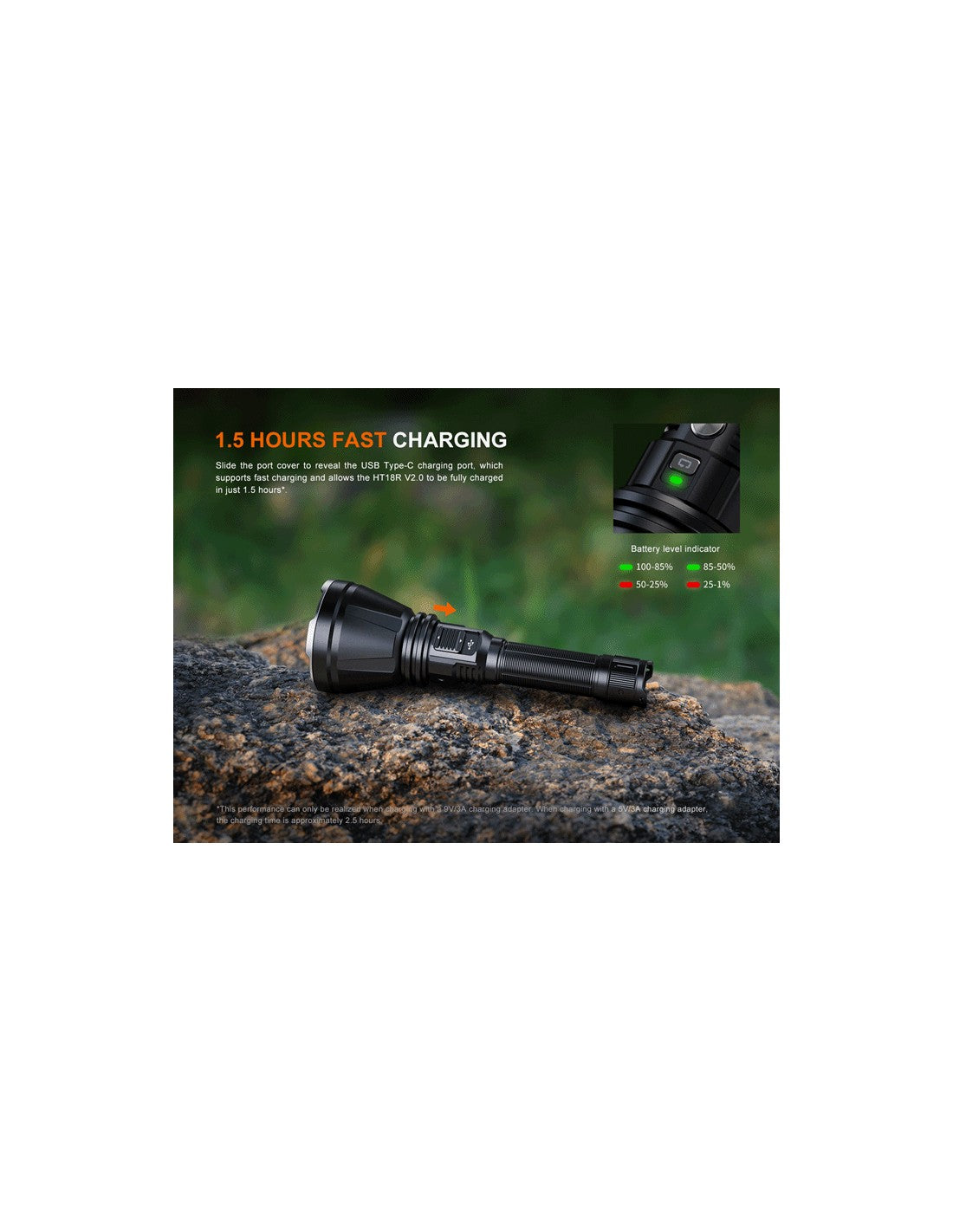 Linterna Recargable Fenix HT-18R V2.0