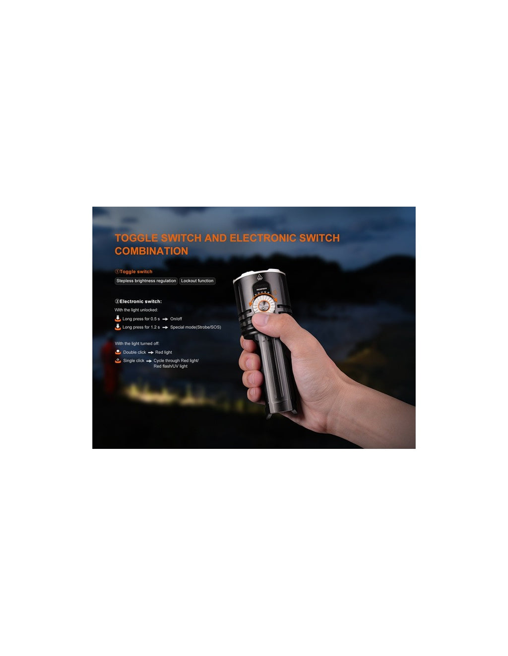 Linterna Fenix LR35R PRO
