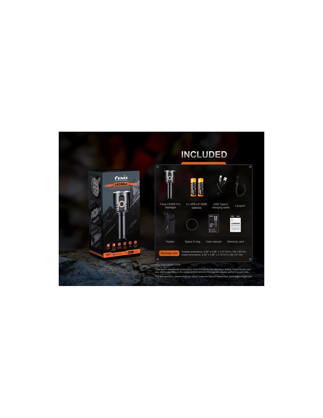 Linterna Fenix LR35R PRO