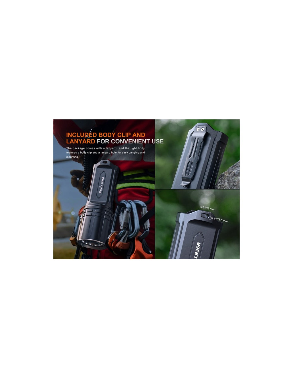 Linterna Potente Fenix LR36R