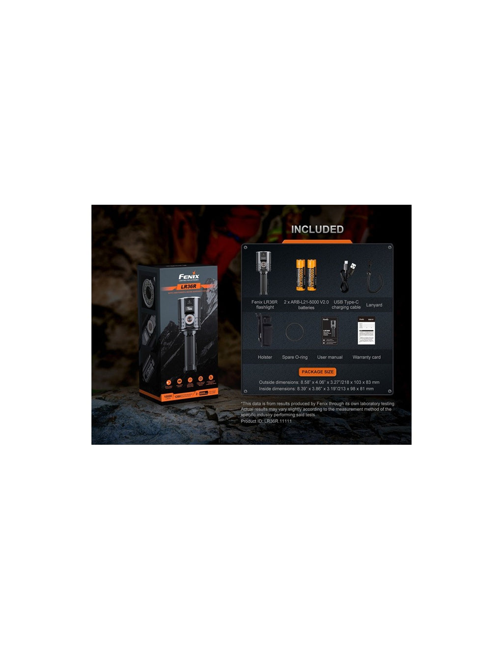 Linterna Fenix LR36R