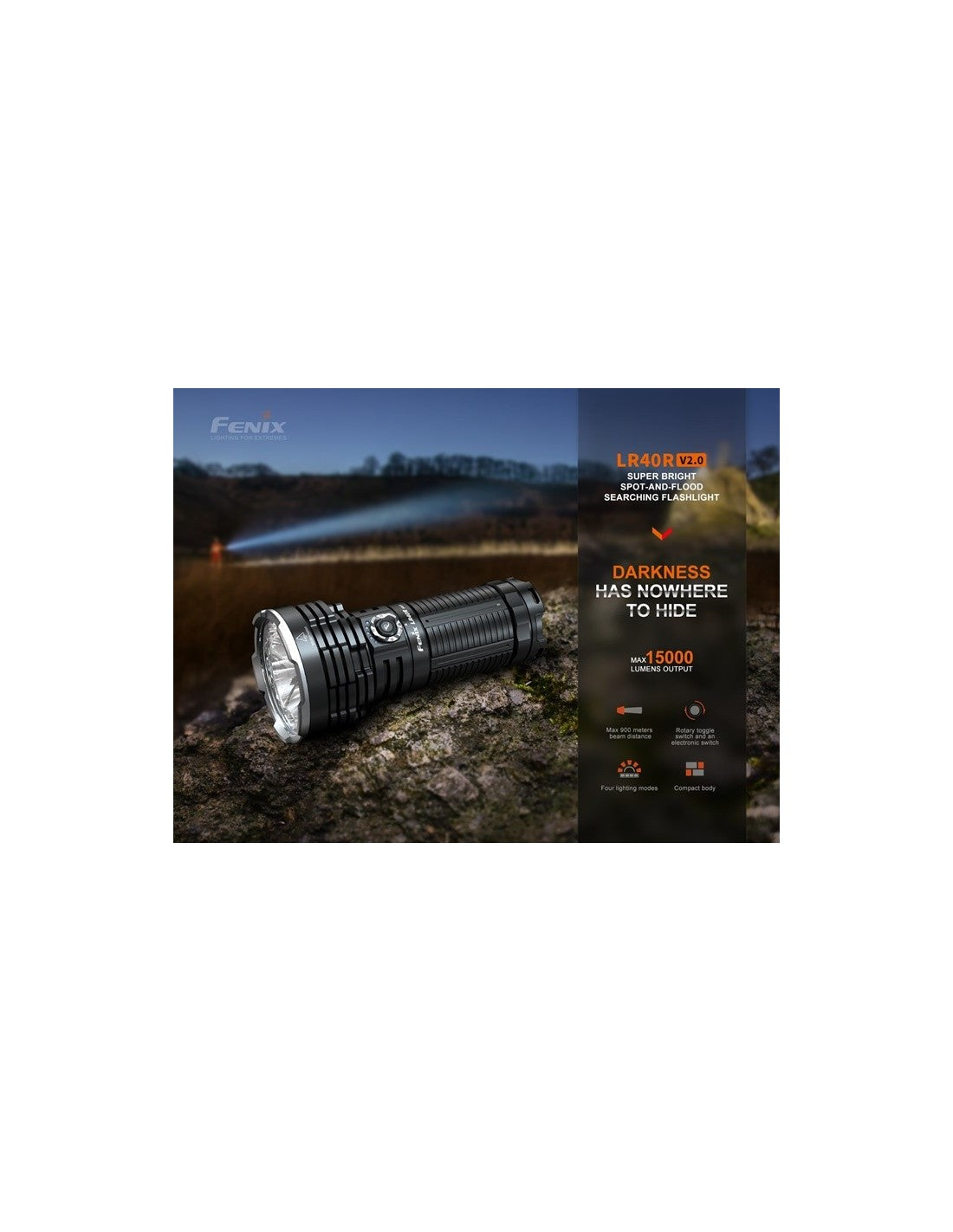 Linterna Potente Fenix LR40R v2.0