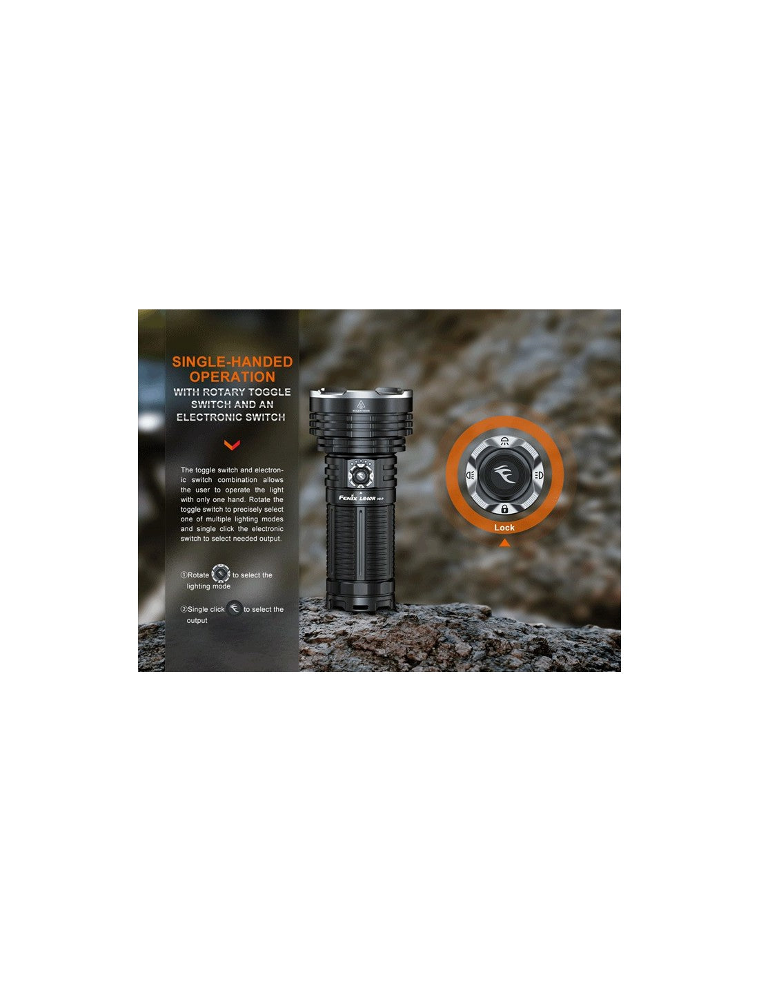 Linterna Potente Fenix LR40R v2.0