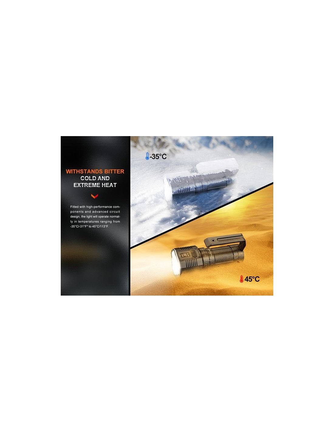 Linterna Potente Fenix LR-60R