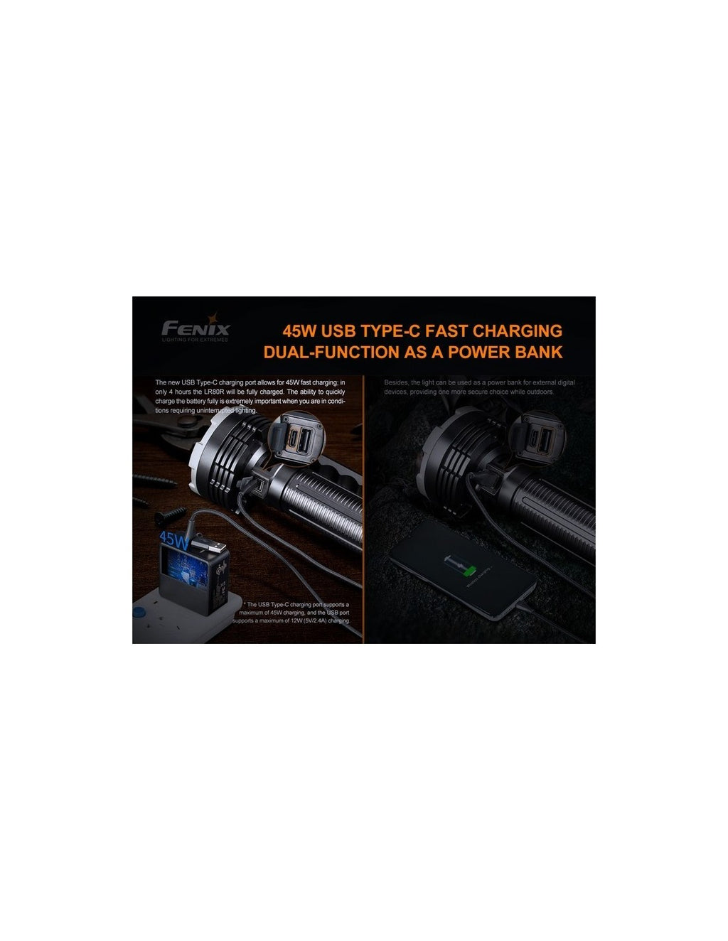 Linterna Potente  LR-80R