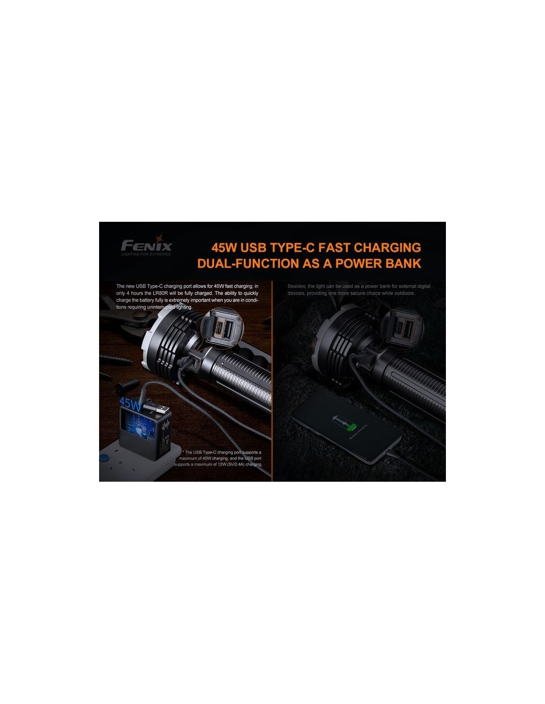 Linterna Potente  LR-80R