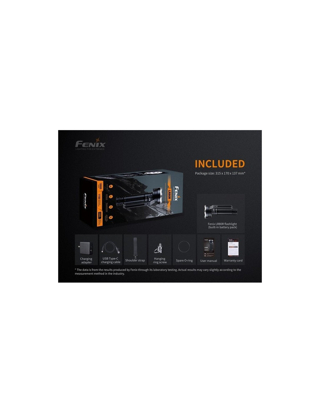 Linterna LR-80R