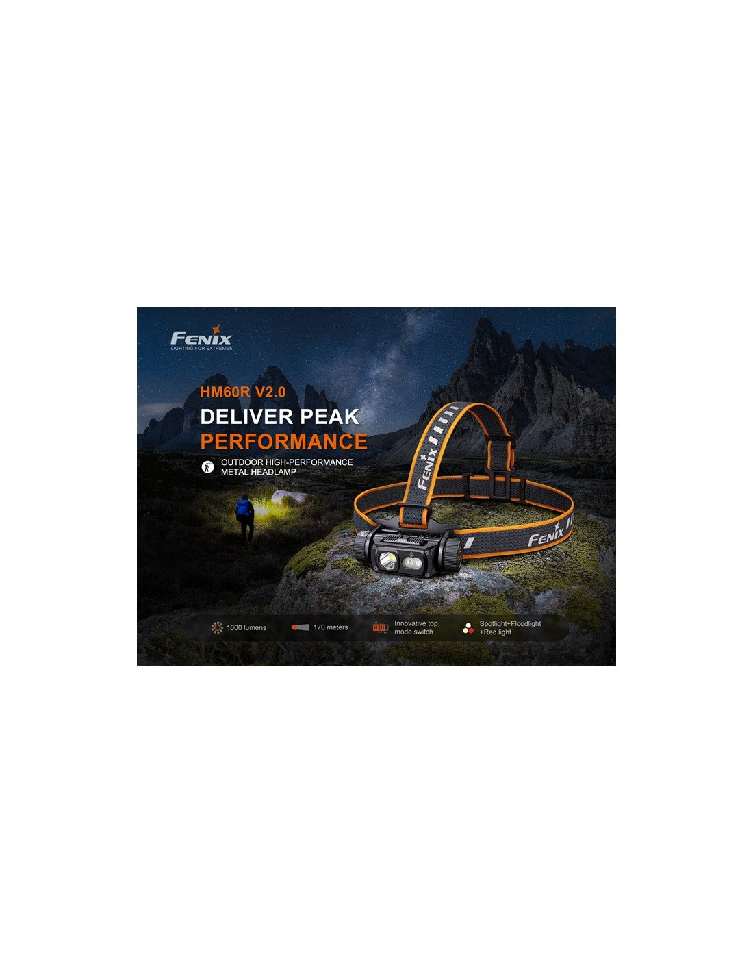 Linterna Frontal Fenix HM-60R V2.0