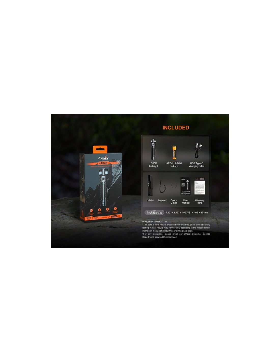 Linterna Fenix Recargable LD-35R