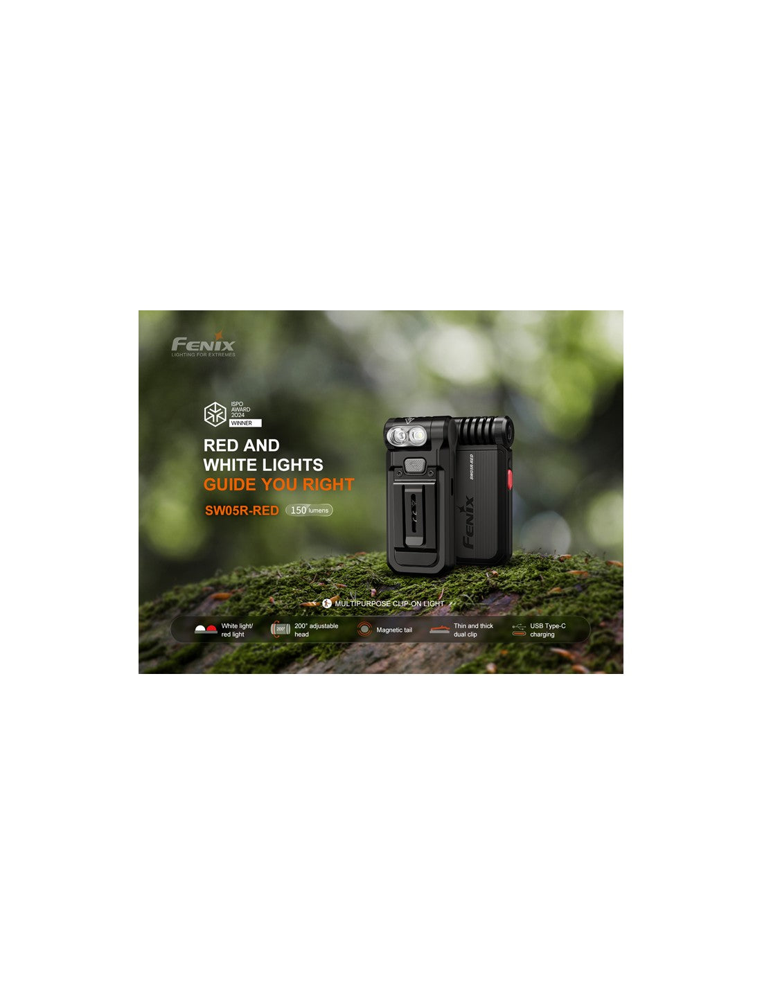 Linterna  Fenix SW05R-RED Verde