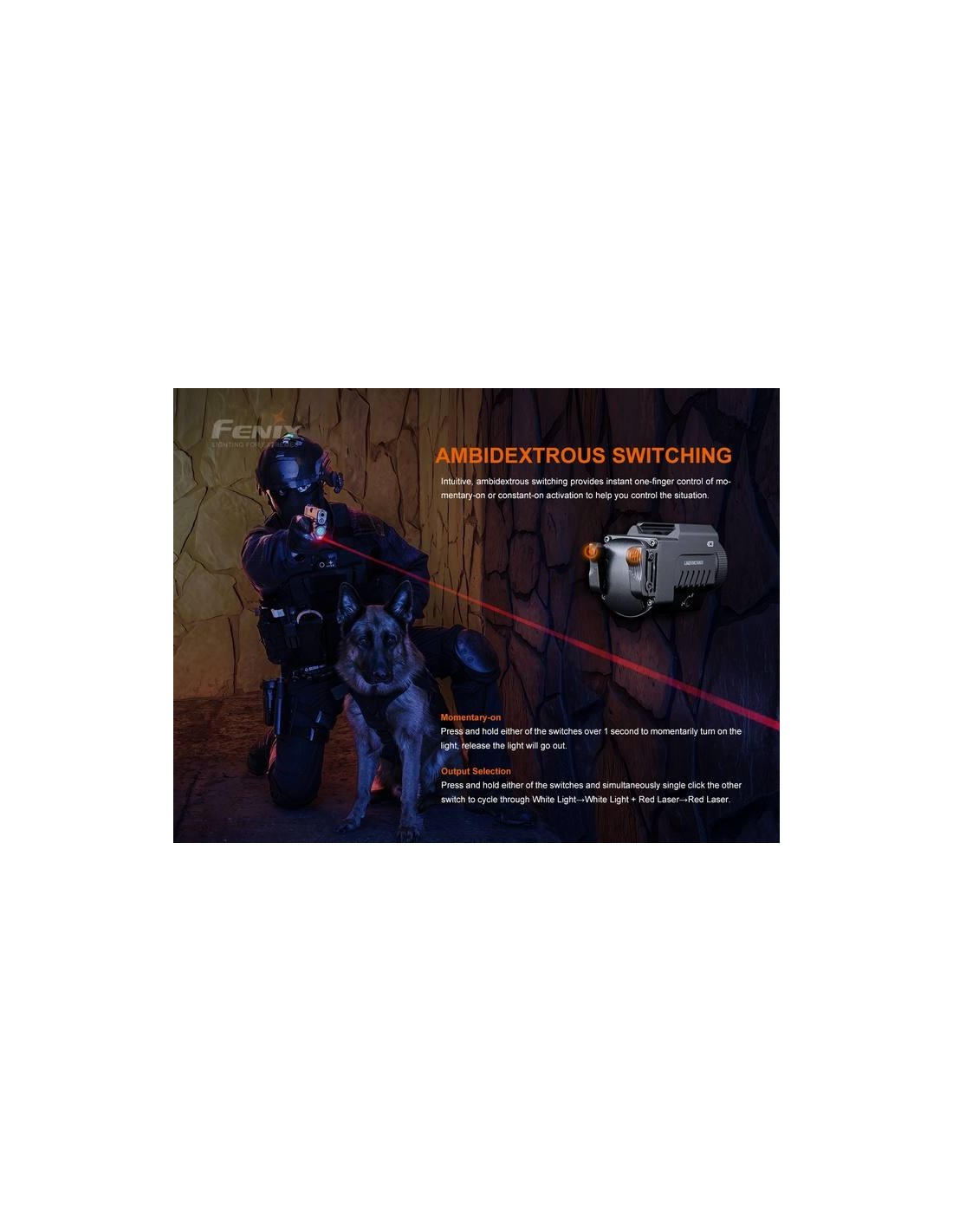 Linterna Fenix GL22 Pistola