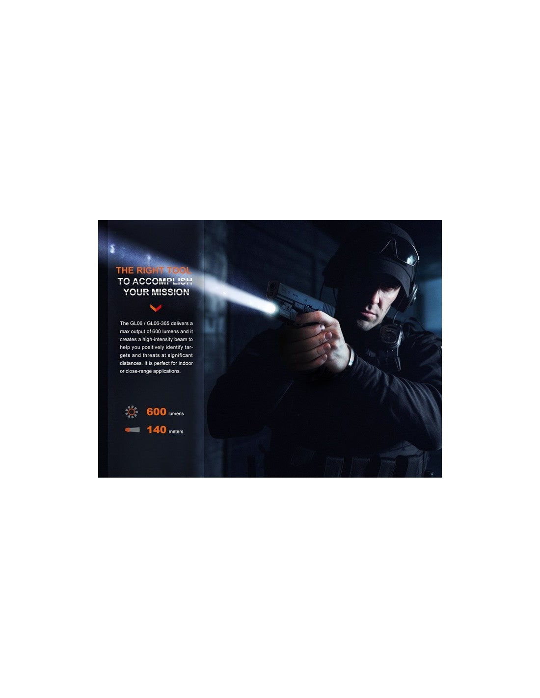 Linterna Fenix GL06 para Pistola