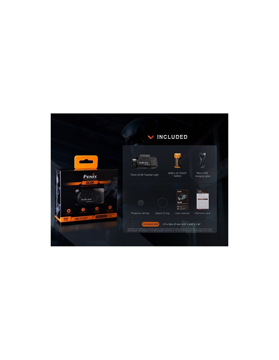 Linterna Fenix GL06 Pistola