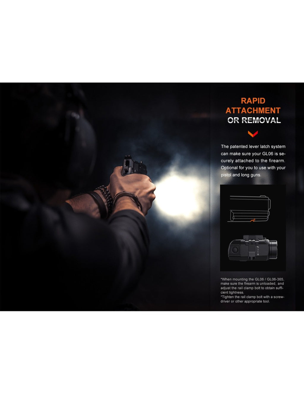 Linterna Fenix GL06 Pistola