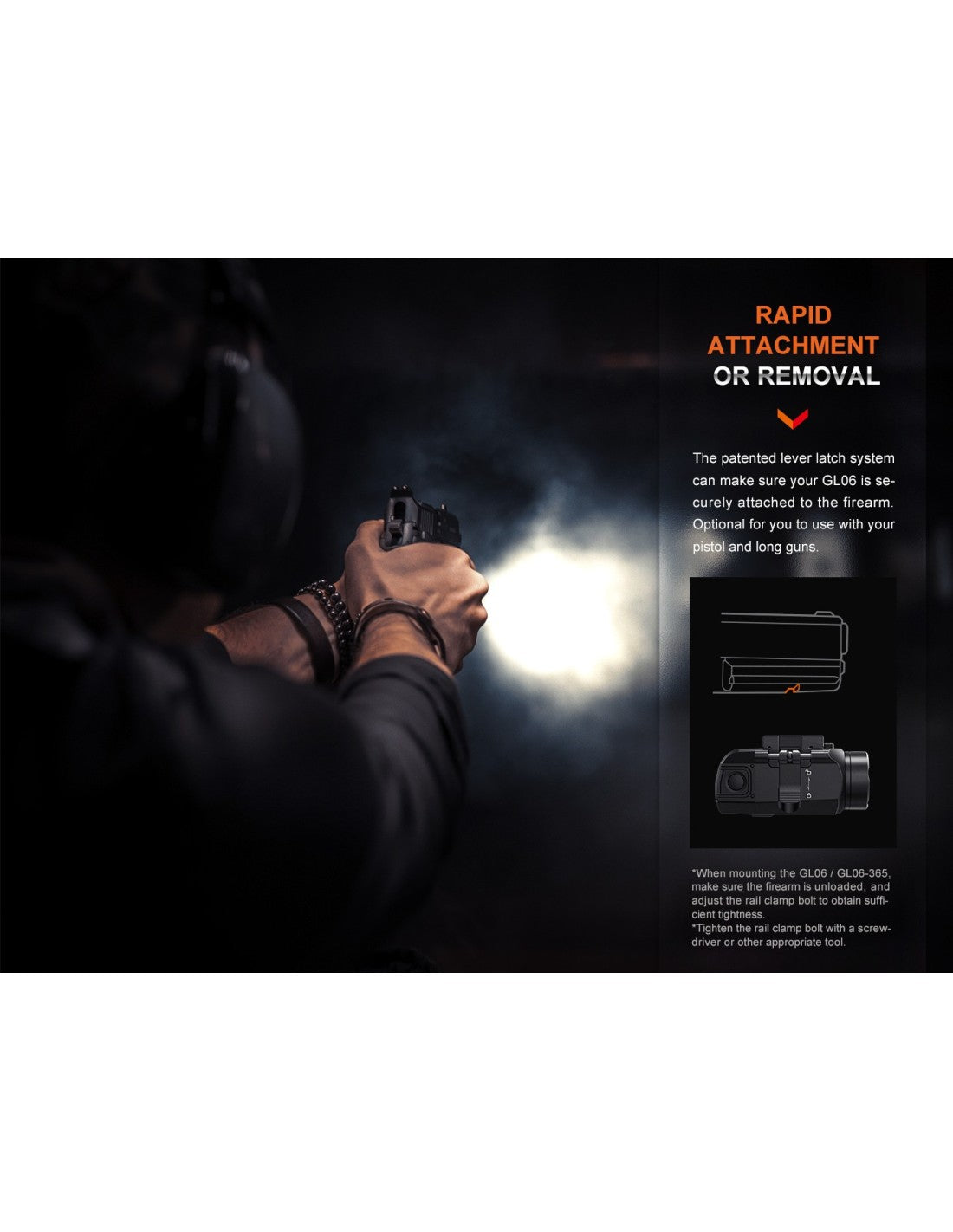 Linterna Fenix GL06 Pistola