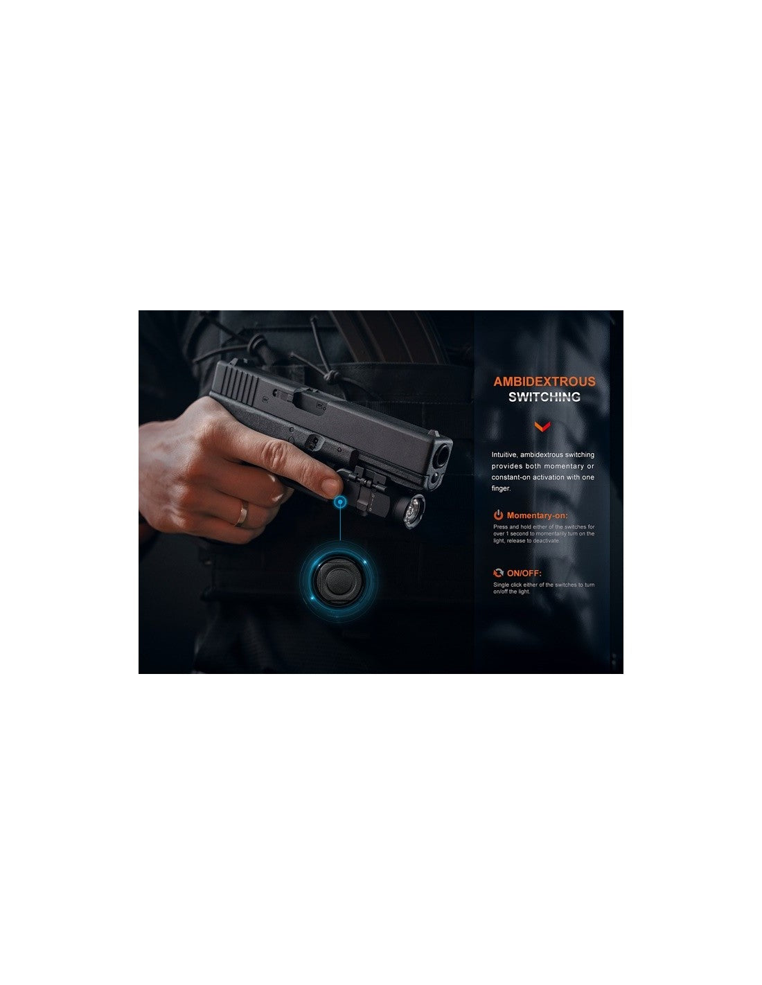 Linterna Fenix GL06 para Pistola