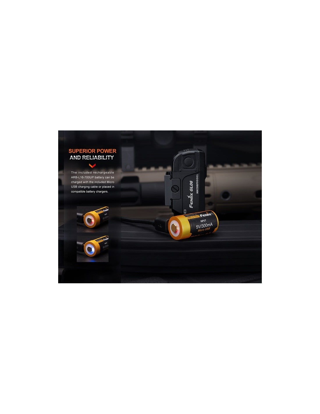 Linterna Fenix GL06 para Pistola