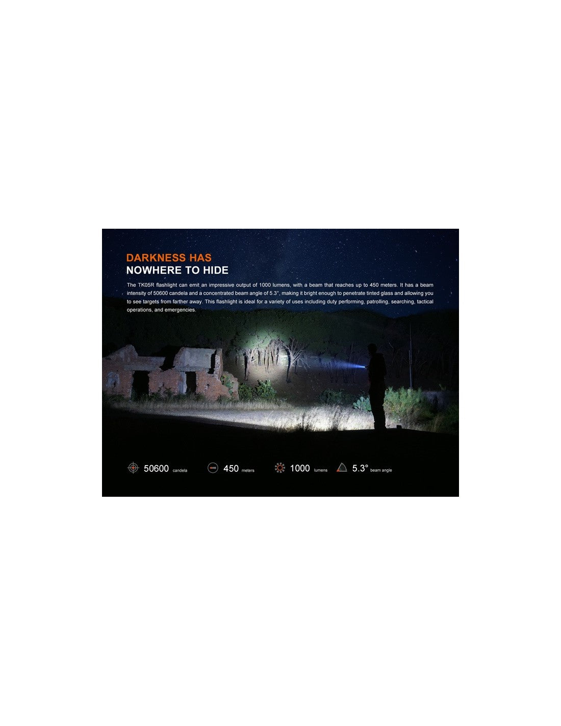 Fénix TK05R – Linterna Táctica