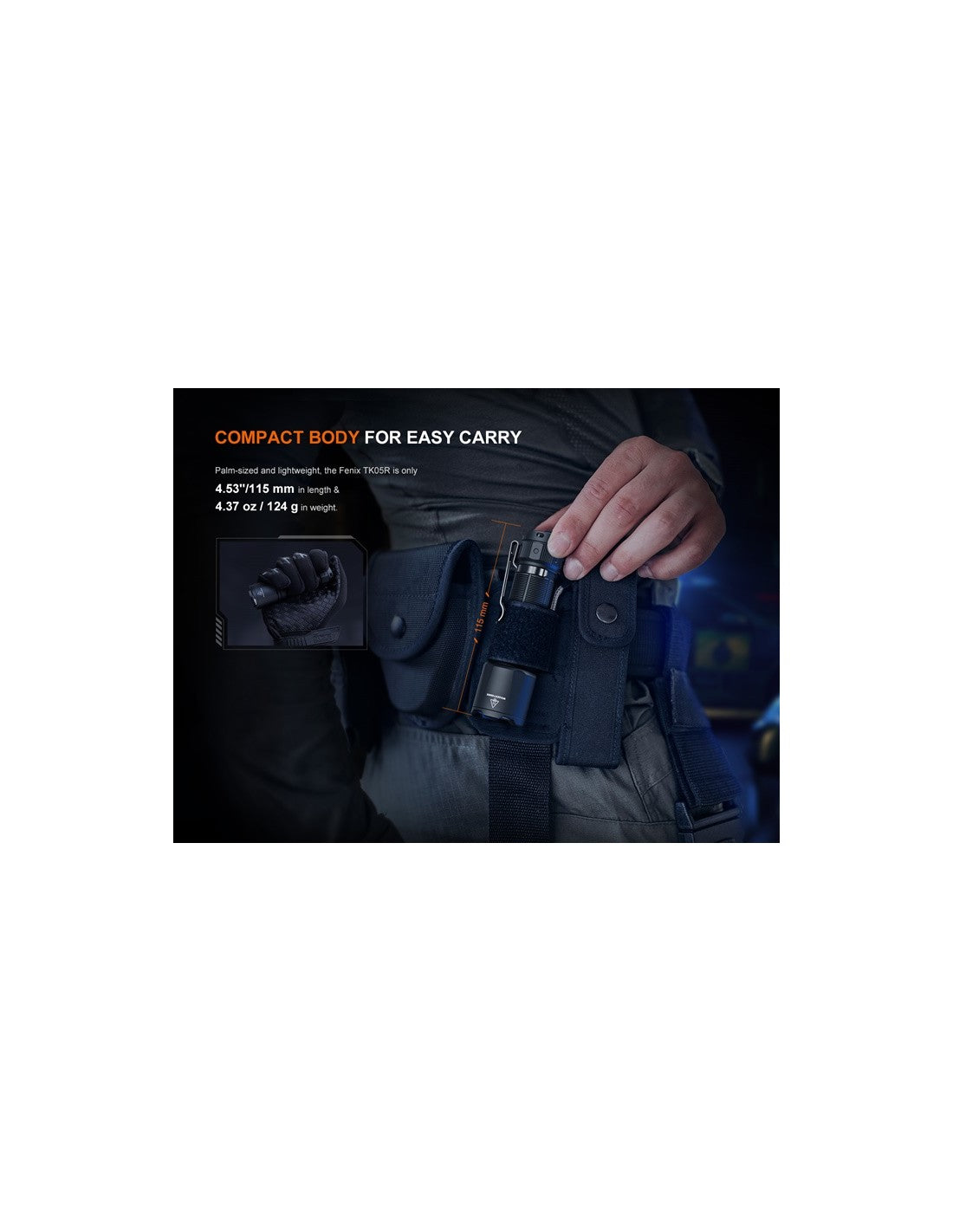 Fénix TK05R – Linterna Táctica