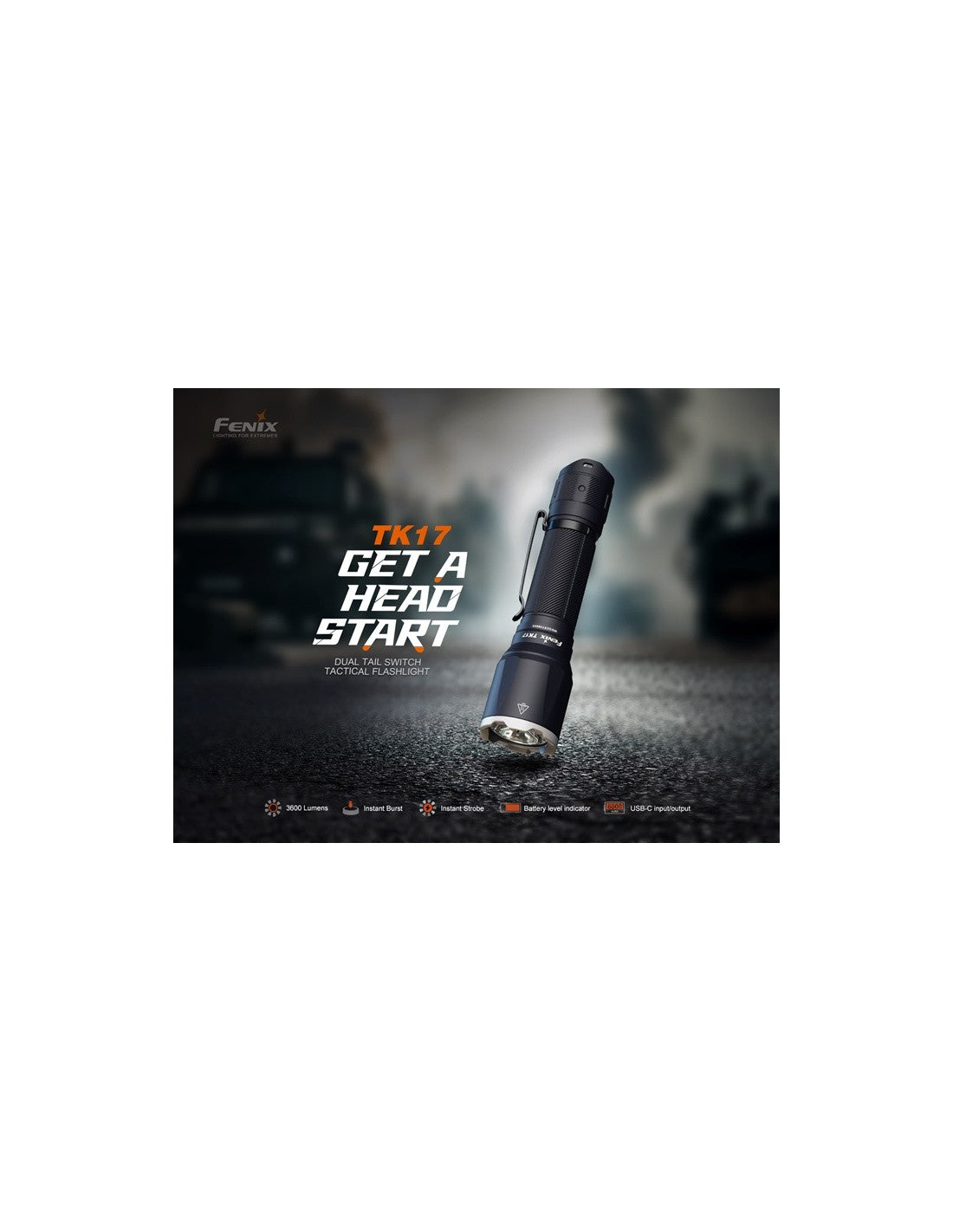 Linterna Táctica Fénix TK-17R