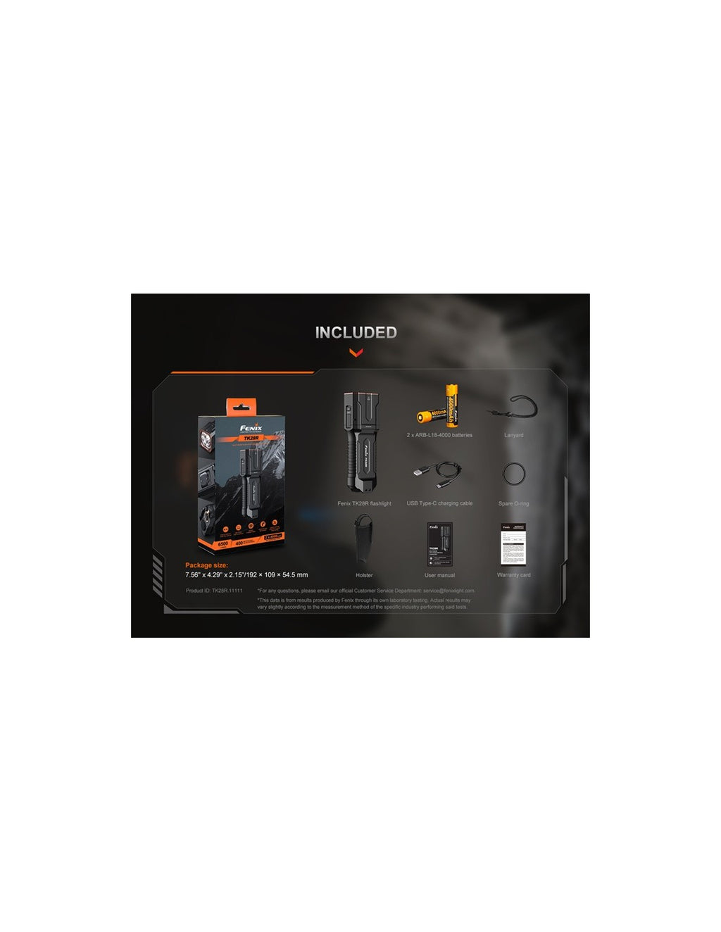Linterna  Fenix TK28R